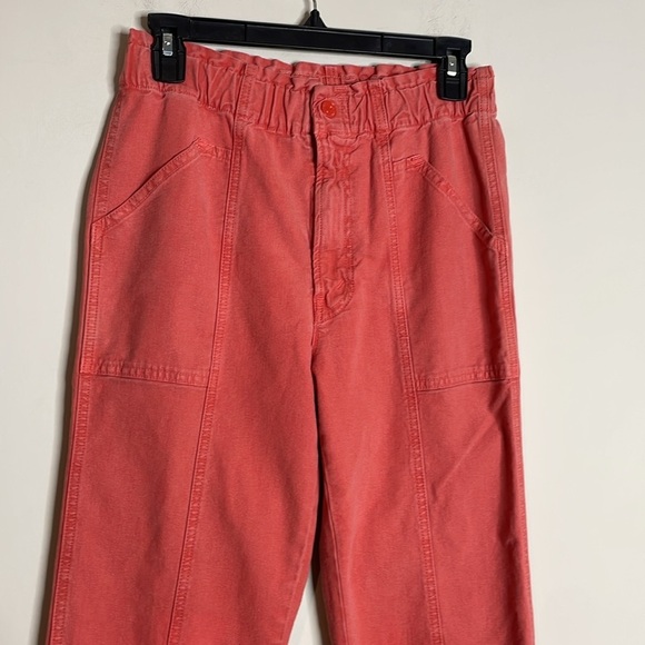 MOTHER | The Springy Hot Coral Ankle Jeans Size 28 - Picture 3 of 10
